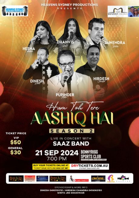 Hum Toh Tere Aashiq Hai Season 2 Live in Concert Sydney with SAAZ Band