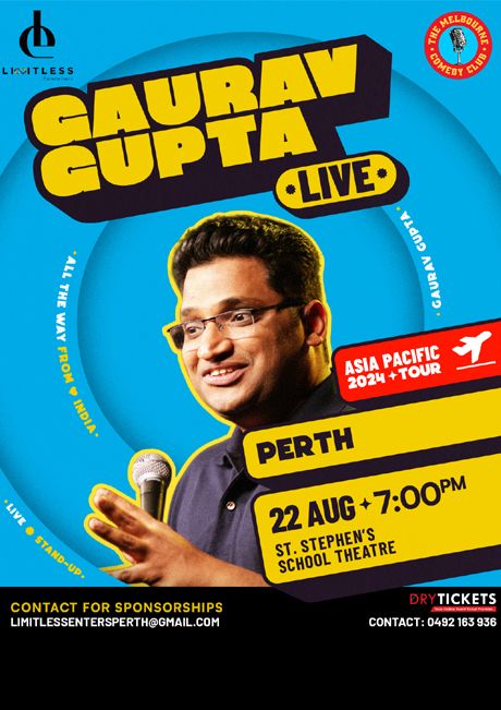 Gaurav Gupta Live In Perth