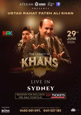 The Legacy of KHANS - Ustad Rahat Fateh Ali Khan Live In Sydney 2024