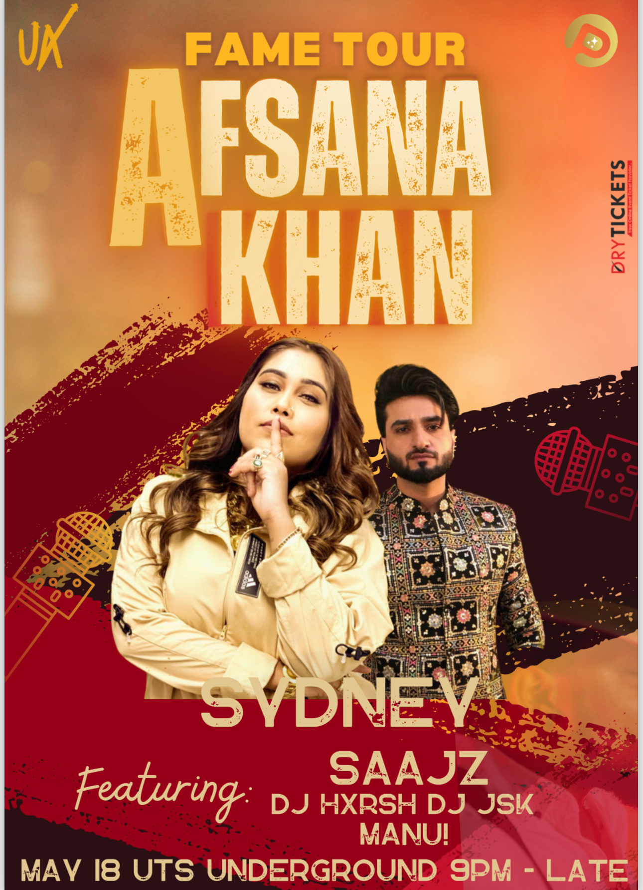 Afsana Khan - Fame Tour - Live In Sydney