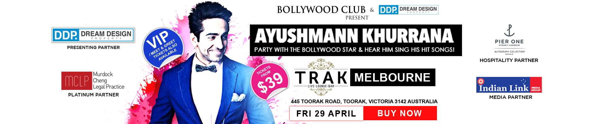 Party with Ayushmann Khurrana In Melbourne