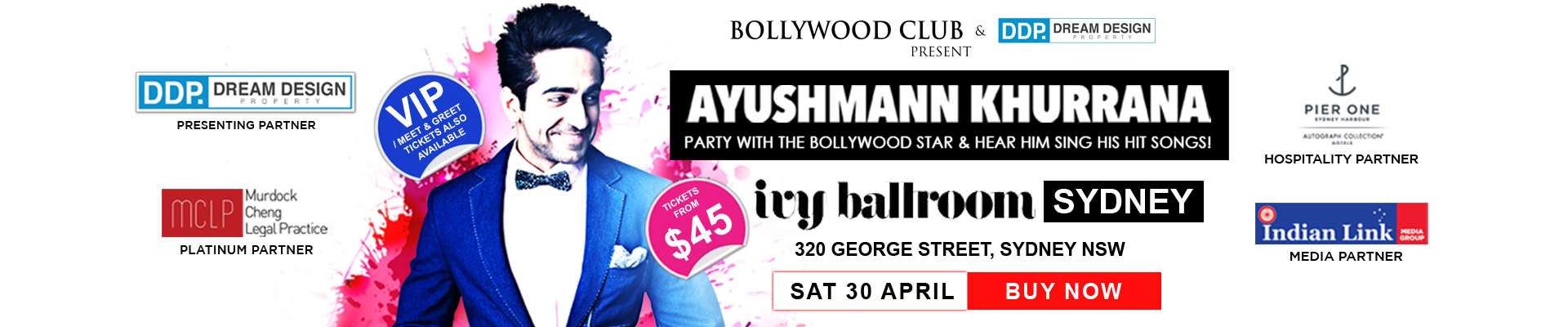Party with Ayushmann Khurrana In Sydney