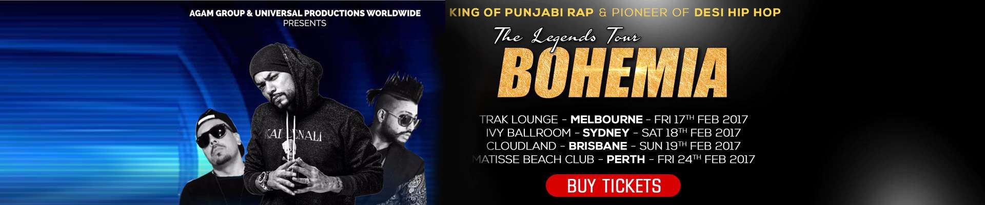 The Legend Bohemia Live In Perth 2017