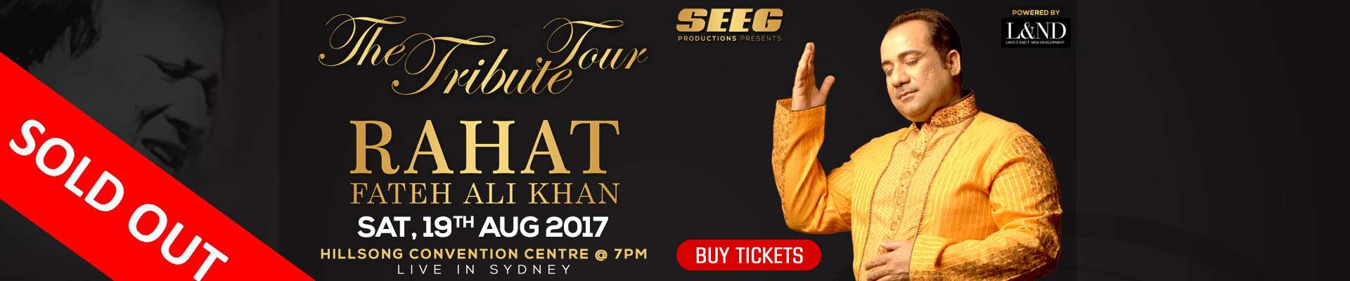 The Tribute Tour by Ustad Rahat Fateh Ali Khan In Sydney 2017