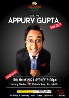 Best of Gupta Ji by Appurv Gupta In Sydney 2024