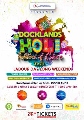 Docklands Holi Festival of Colours Melbourne: Day 2