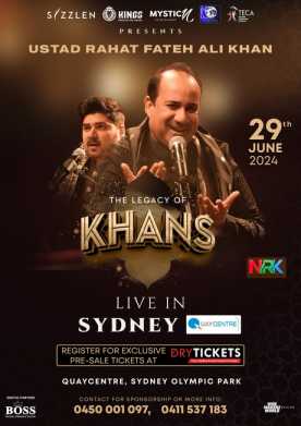 The Legacy of KHANS - Ustad Rahat Fateh Ali Khan Live In Sydney 2024