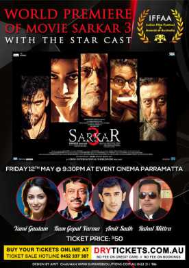 World Premiere of Movie Sarkar 3 In Sydney