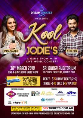 Kool Jodie's - A Game Show With Live Music Concert In Sydney