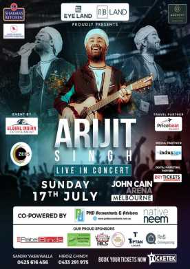 Arijit Singh Live - Melbourne 2022