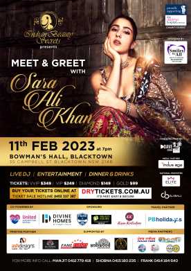 Meet & Greet with Sara Ali Khan In Sydney