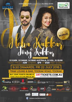 Neha Kakkar Performing Live in Melbourne