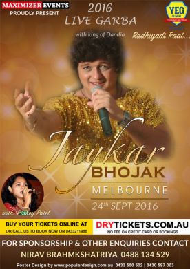 Jaykar Bhojak Dandiya Dhoom Melbourne