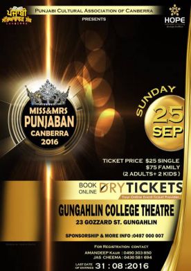Miss & Mrs Punjaban Canberra