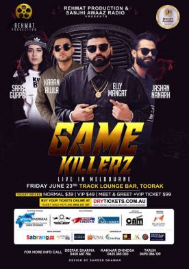 GAME KILLERZ - Elly Mangat In Melbourne
