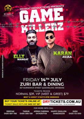 GAME KILLERZ - Elly Mangat In Brisbane