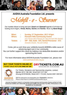 Mehfil-e-Suroor In Sydney