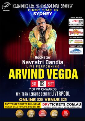 Rockstar Navratri Dandia by Arvind Vegda SYDNEY 2017