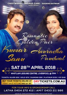 Kumar Sanu & Anuradha Paudwal Live in Sydney Concert 2018