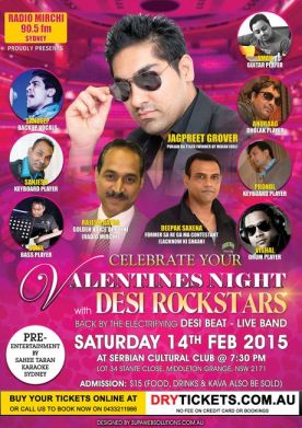 Valentines Night with Desi Rockstars