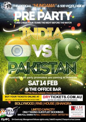 Pre Party India vs Pakistan