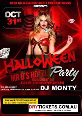 Halloween Party Bollywood Club Night