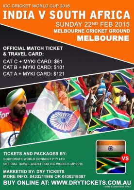 India vs South Africa Cricket World Cup 2015