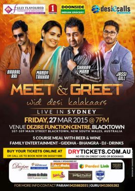Meet & Greet wid Desi Kalakaars
