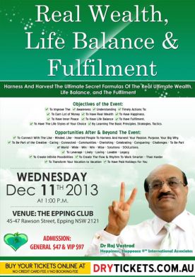 Real wealth, life balance & fulfilment