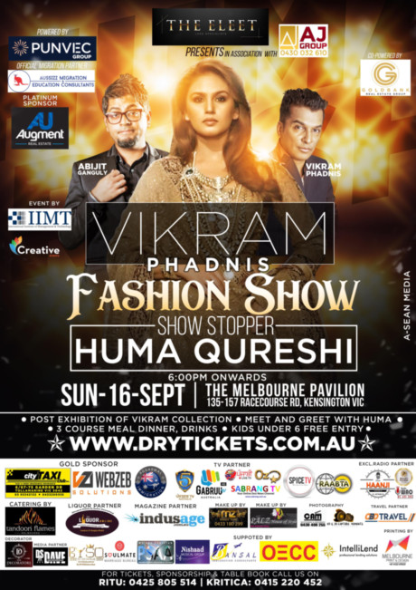 Vikram Phadnis Fashion Show In Melbourne