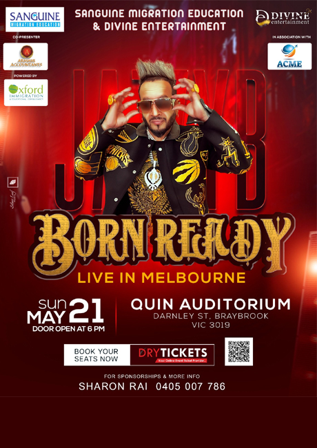 Jazzy B Live In Melbourne - Born Ready Australia Tour 2023