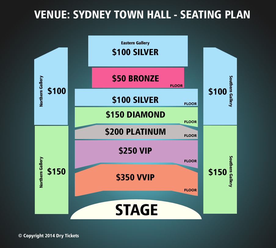 Arijit Singh Live In Sydney Seating Map