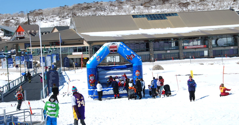 Snowy Mountains in Perisher Valley