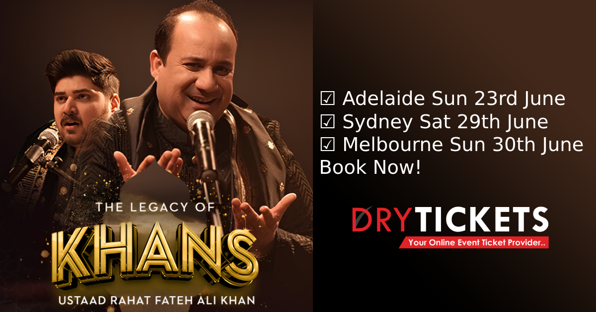 The Legacy of KHANS - Ustad Rahat Fateh Ali Khan Live In Concert Sydney ...