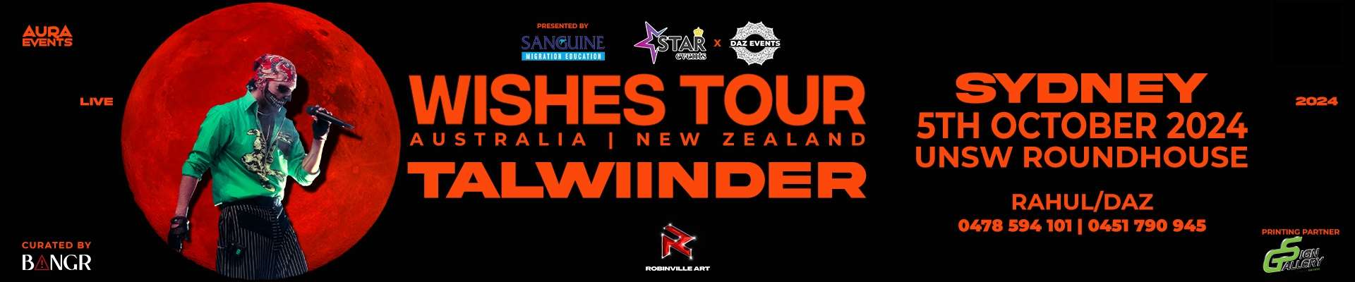 WISHES TOUR 2024 - Talwiinder Live In Sydney