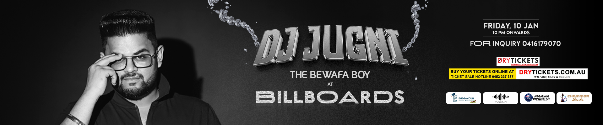 DJ JUGNI The Bewafa Boy (Biggest Bollywood Night of 2025) In Melbourne