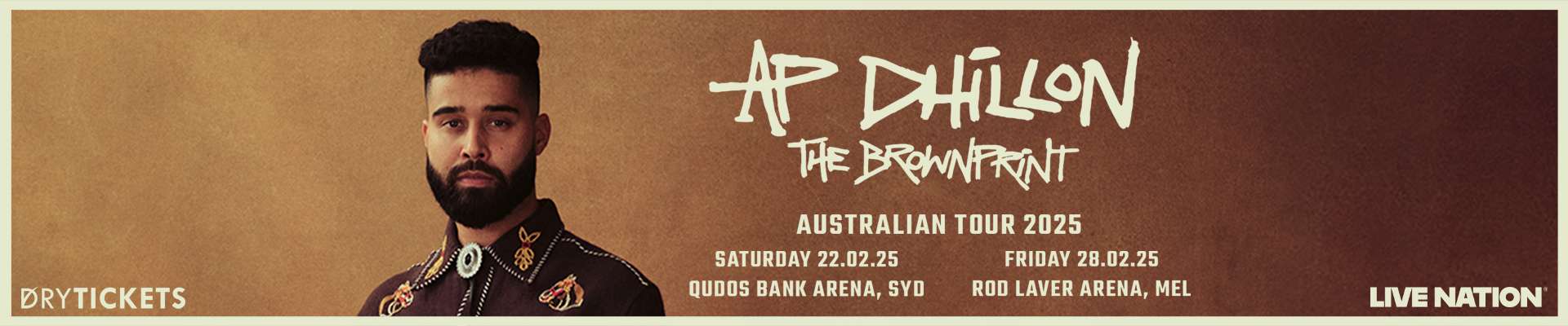 AP Dhillon - The Brownprint Australian Tour 2025
