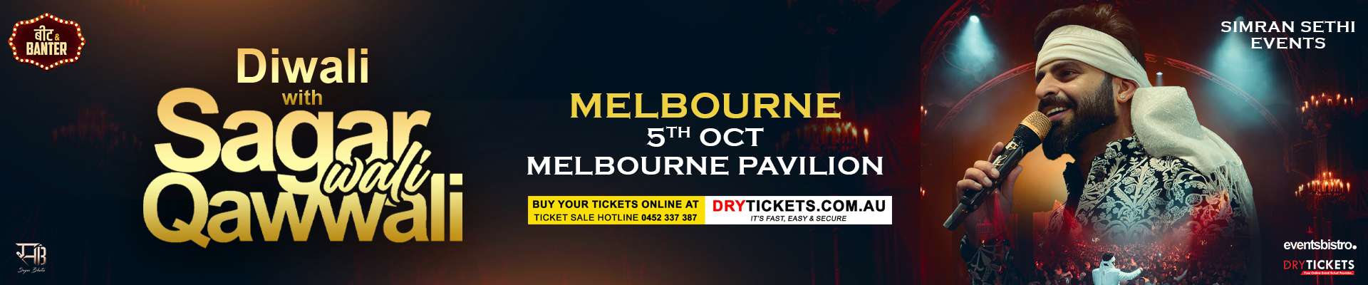 Diwali with Sagar Wali Qawwali Live In Melbourne 2025