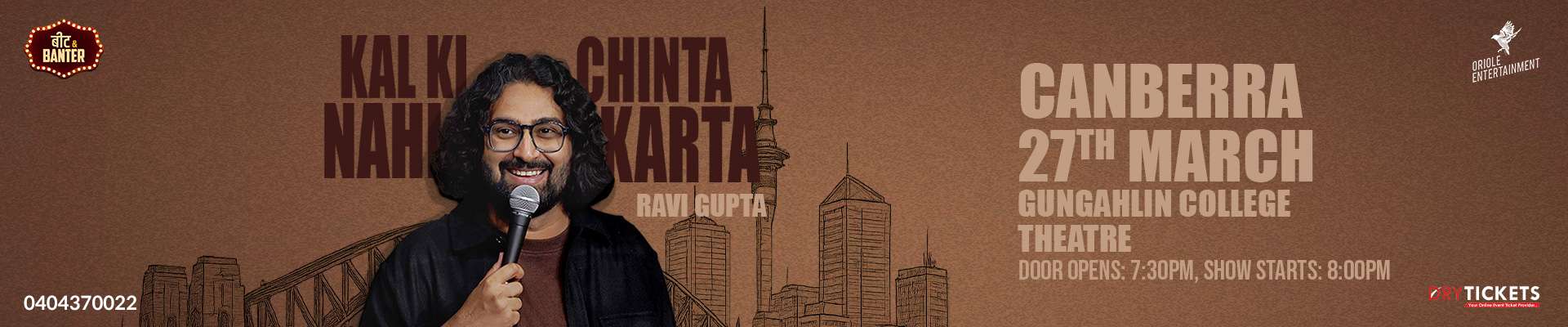 Kal Ki Chinta Nahi Karta Ravi Gupta Live In Canberra