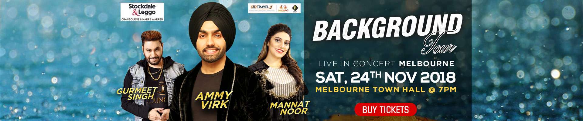 Background Tour By Ammy Virk & Mannat Noor In Melbourne