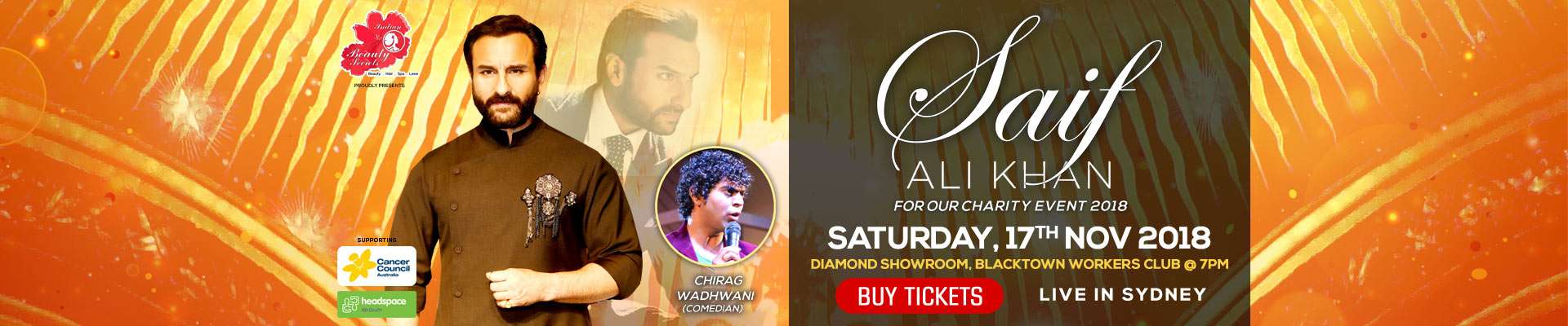 Saif Ali Khan - Charity Event 2018