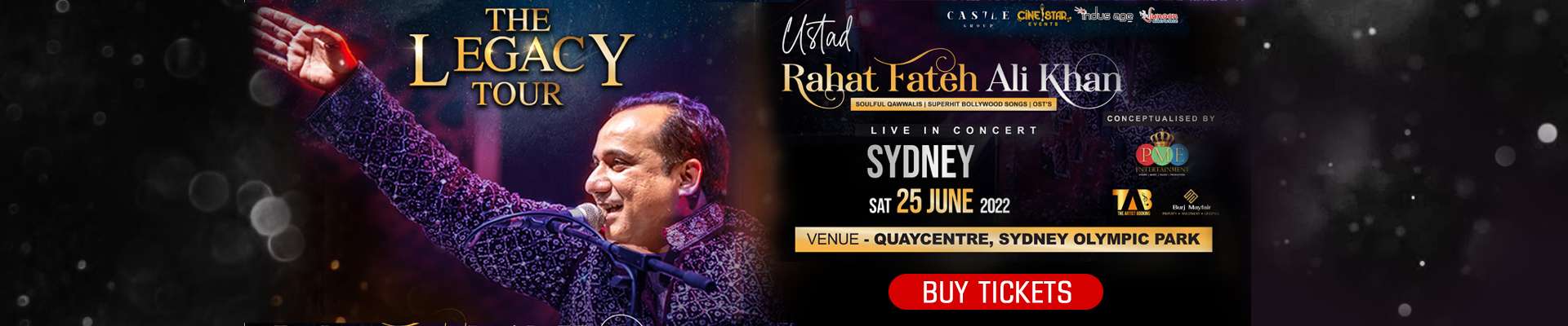 The Legacy Tour - Ustad Rahat Fateh Ali Khan Live In Concert Sydney 2022