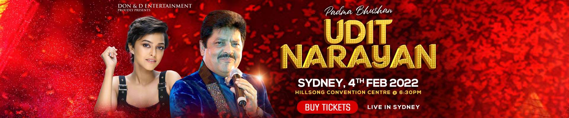 Padma Bhushan Udit Narayan Live In Grand Musical Concert Sydney