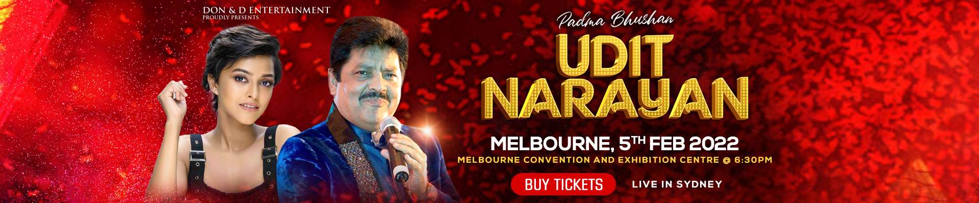 Padma Bhushan Udit Narayan Live In Grand Musical Concert Melbourne