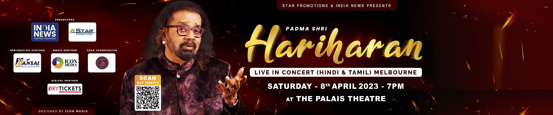 Padma Shri Hariharan Live In Concert (Hindi & Tamil) In Melbourne