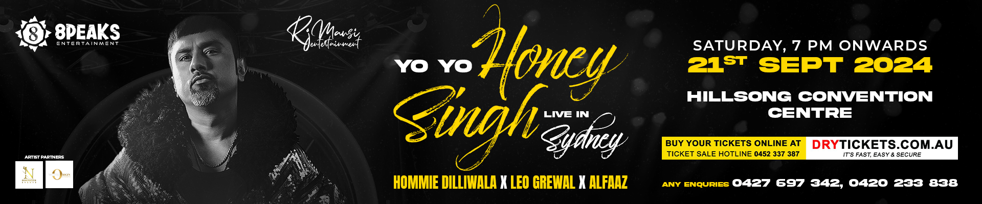 The Glory Tour - Yo Yo Honey Singh Live In Sydney 2024