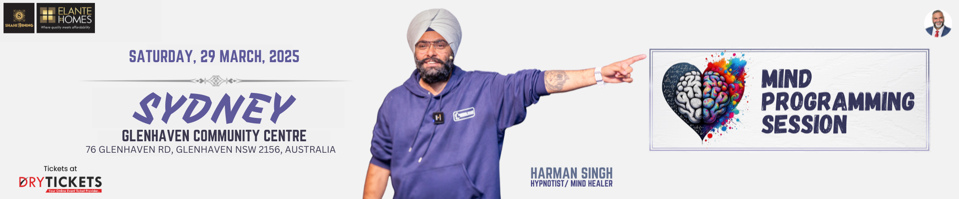 Harman Singh's Mind Programming Session - Sydney