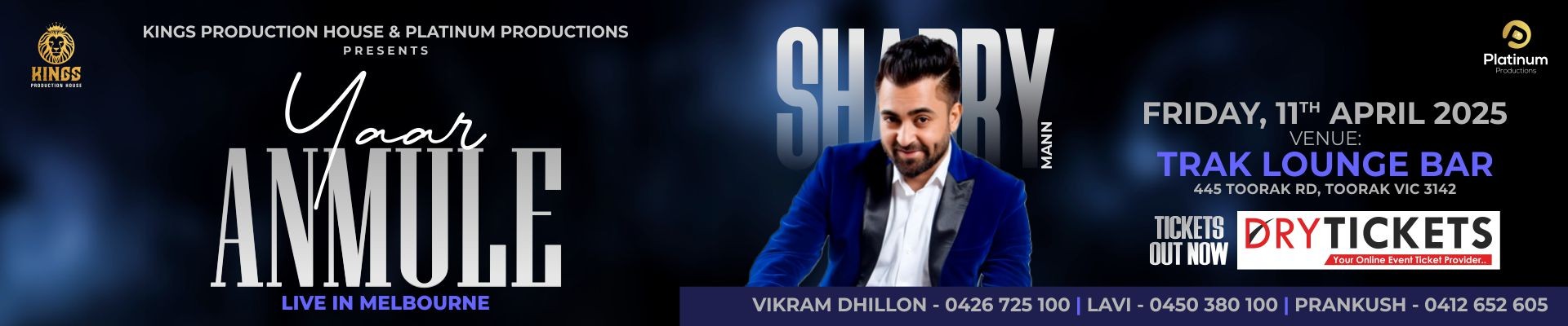 Sharry Mann YAAR ANMULLE Live In Melbourne 2025