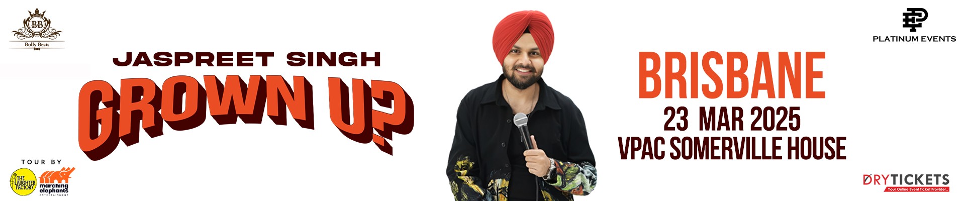 Grown Up! Standup Comedy Show by Jaspreet Singh Live In Brisbane 2025