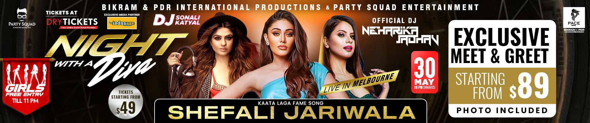 Villain Night With a Diva - Shefali Jariwala - Melbourne 2025